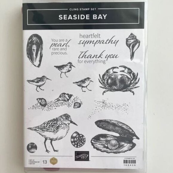 Stampin Up! Seaside Bay - Stamp set, Dies and By the Bay DSP (12 sheets) - Picture 2 of 4
